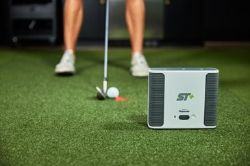 Skytrak used in a golf simulator