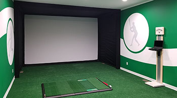Custom build golf enclosure from Carl's Place