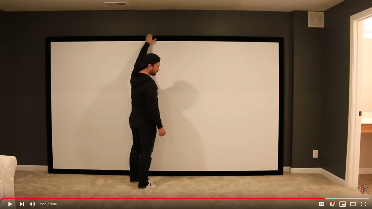 VIDEO: DIYwithRick – How to Build a Projector Screen