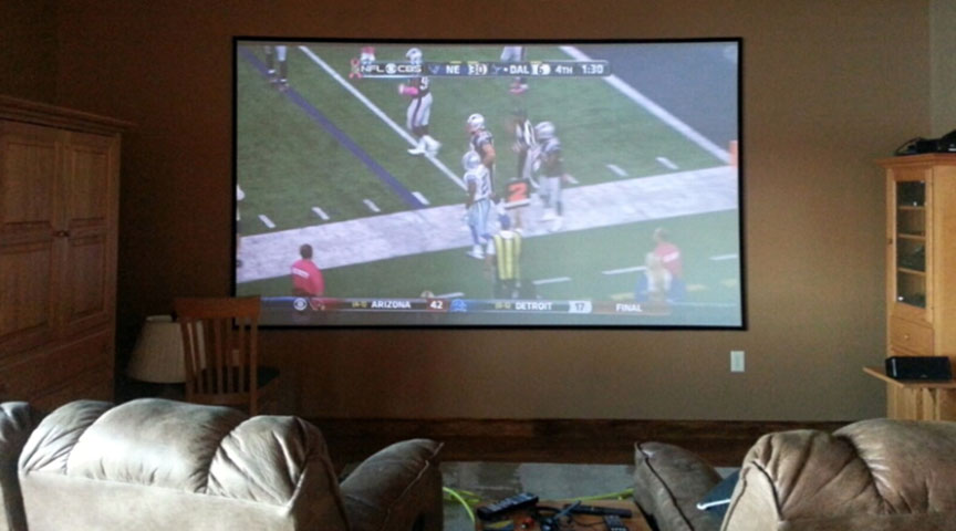 FlexiGray projection screen from Carl's Place