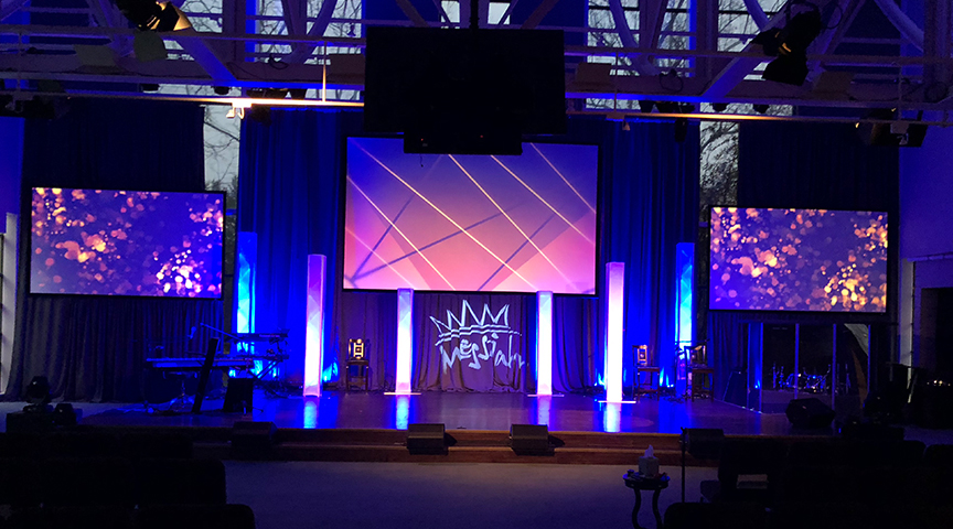 Best two projectors edge blending church - passlbubble
