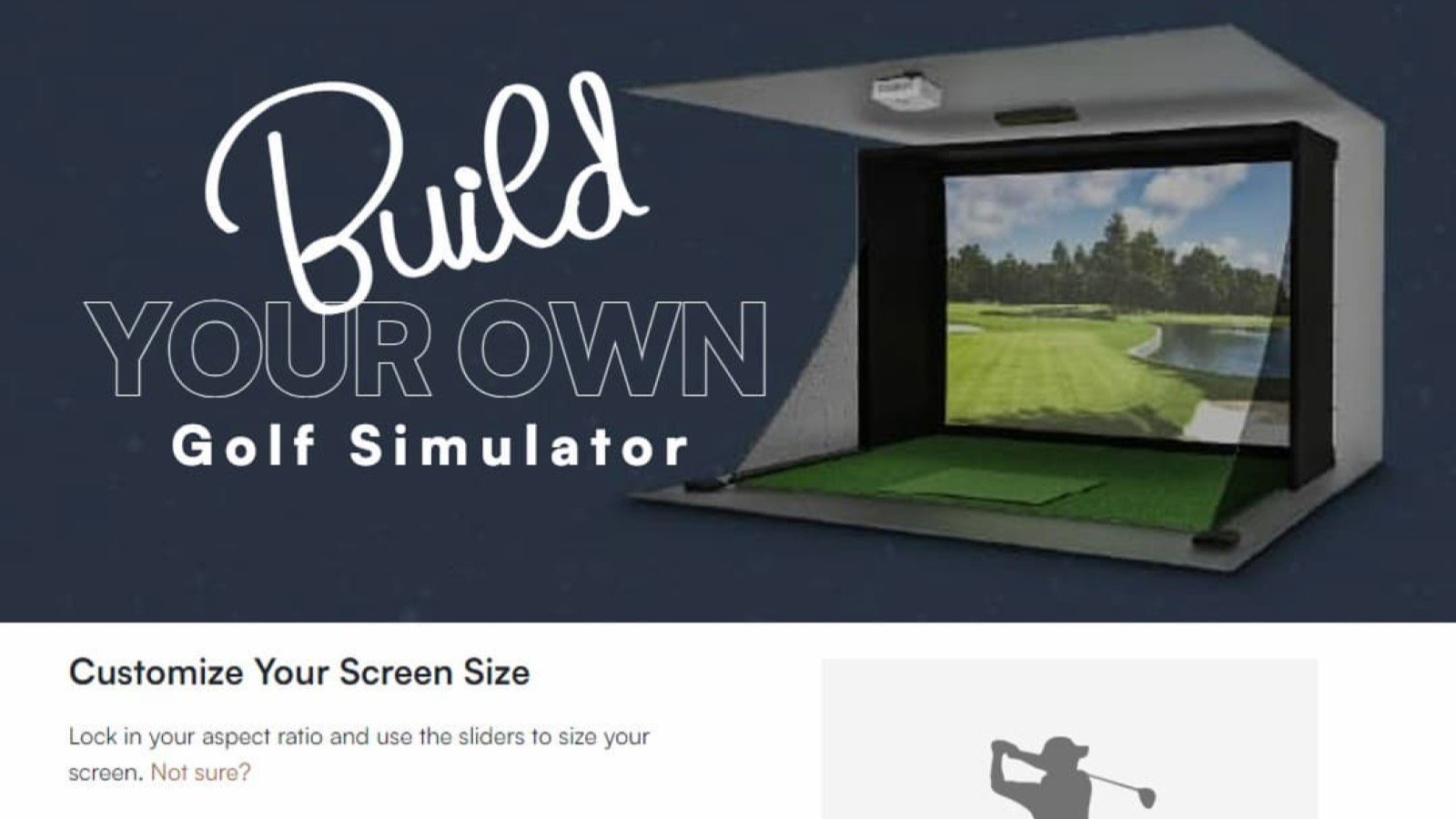 Build your own golf simulator
