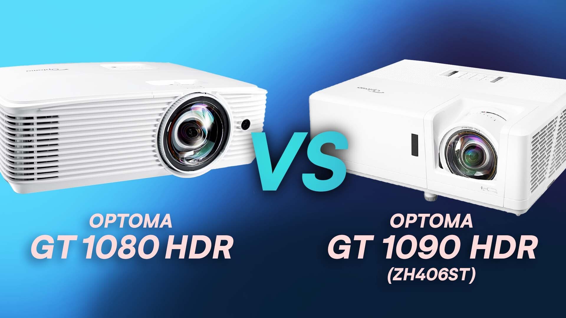 Optoma GT1080HDR vs. GT1090HDR